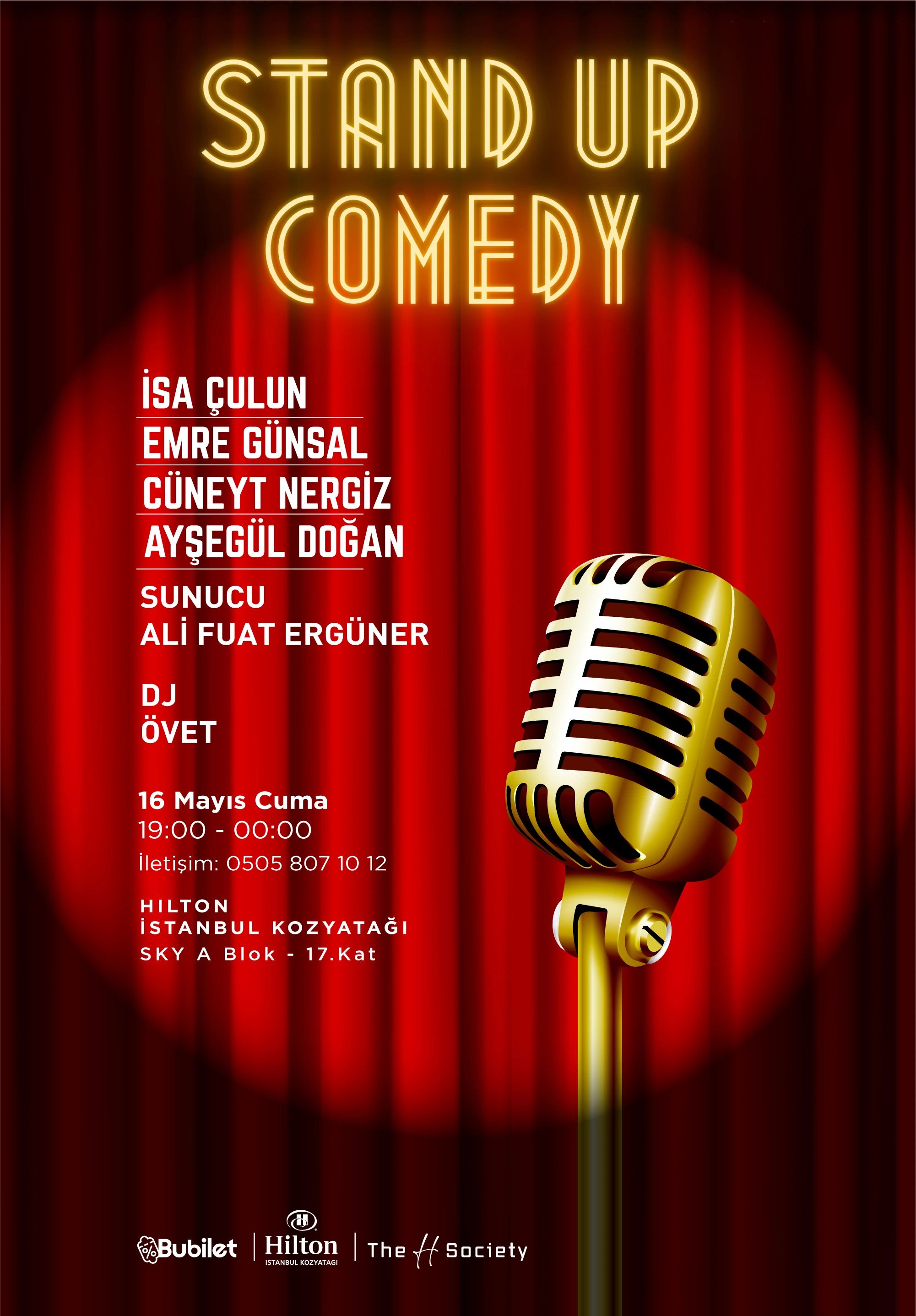 Hilton Kozyatağı 4’lü Stand – Up Gecesi