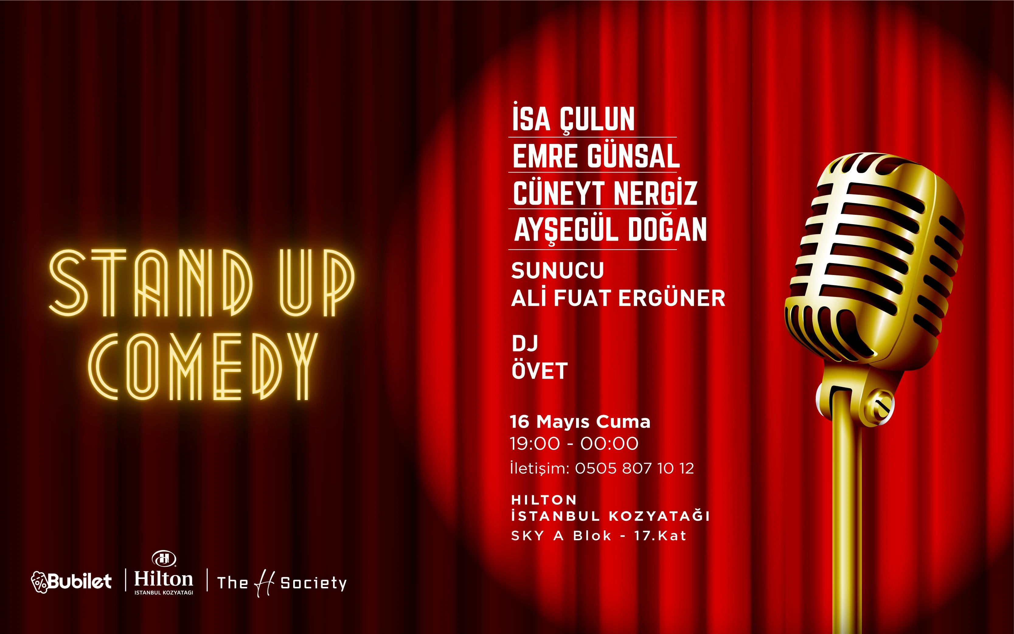 Hilton Kozyatağı 4’lü Stand – Up Gecesi