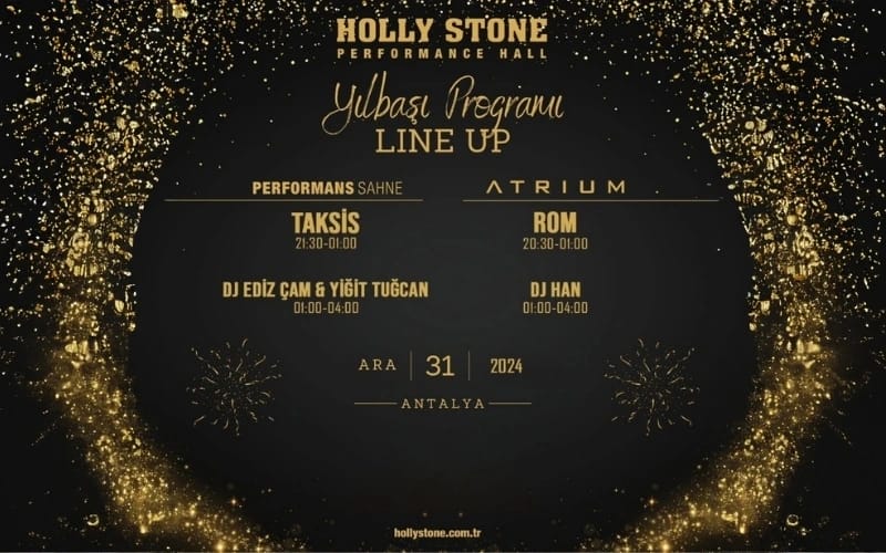 Holly Stone Antalya Yılbaşı Programı