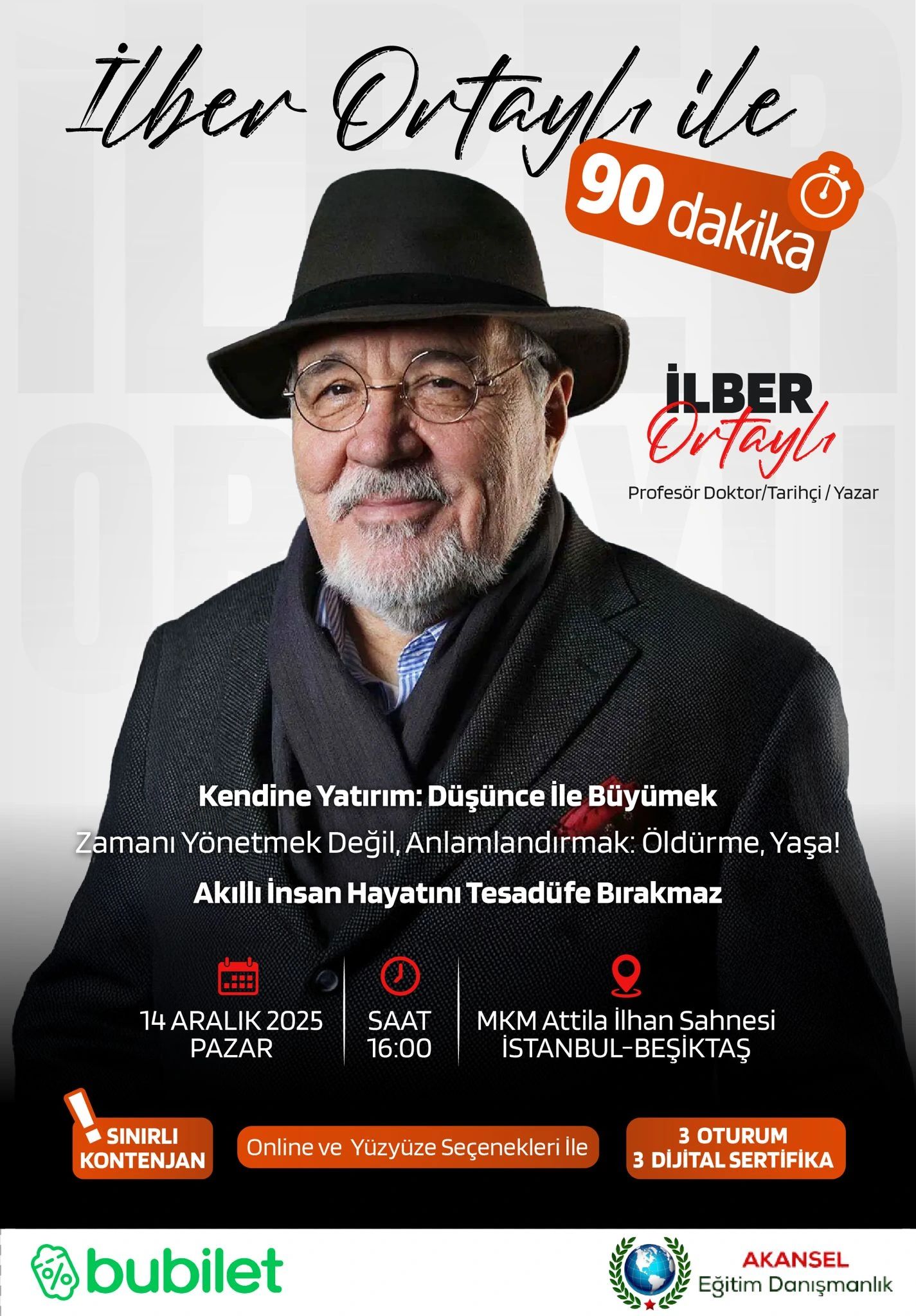 İLBER ORTAYLI İLE 90 Dakika