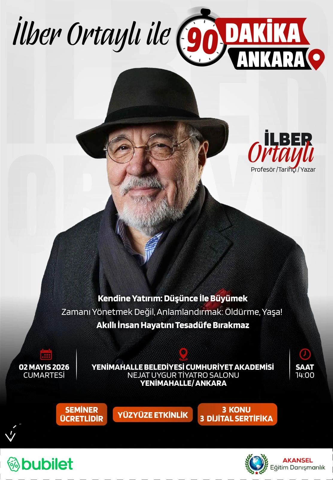 İLBER ORTAYLI İLE 90 Dakika - Ankara