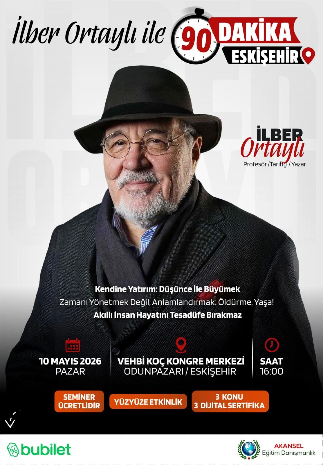 İLBER ORTAYLI İLE 90 Dakika - Eskişehir