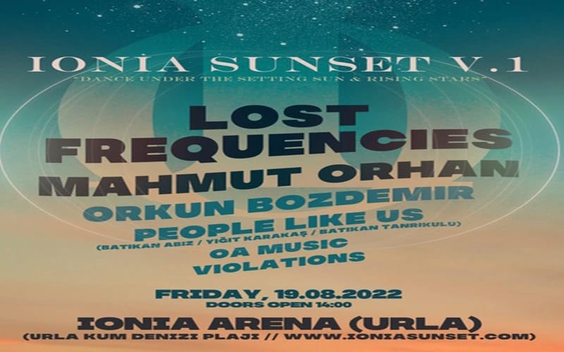Ionia Sunset V.1 : Lost Frequencies, Mahmut Orhan