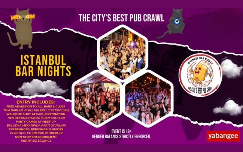 İstanbul Bar Geceleri ve Pub Crawl Deneyimi