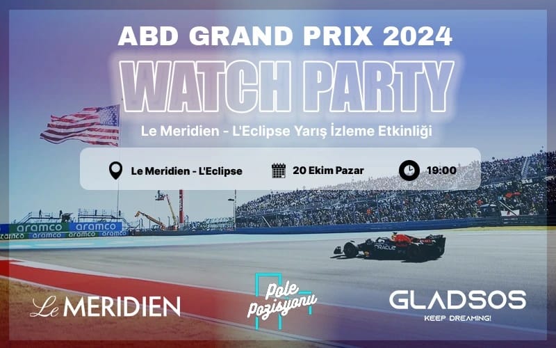 İstanbul Le Meridien L'Eclipse - ABD Formula 1 F1 Watch Party