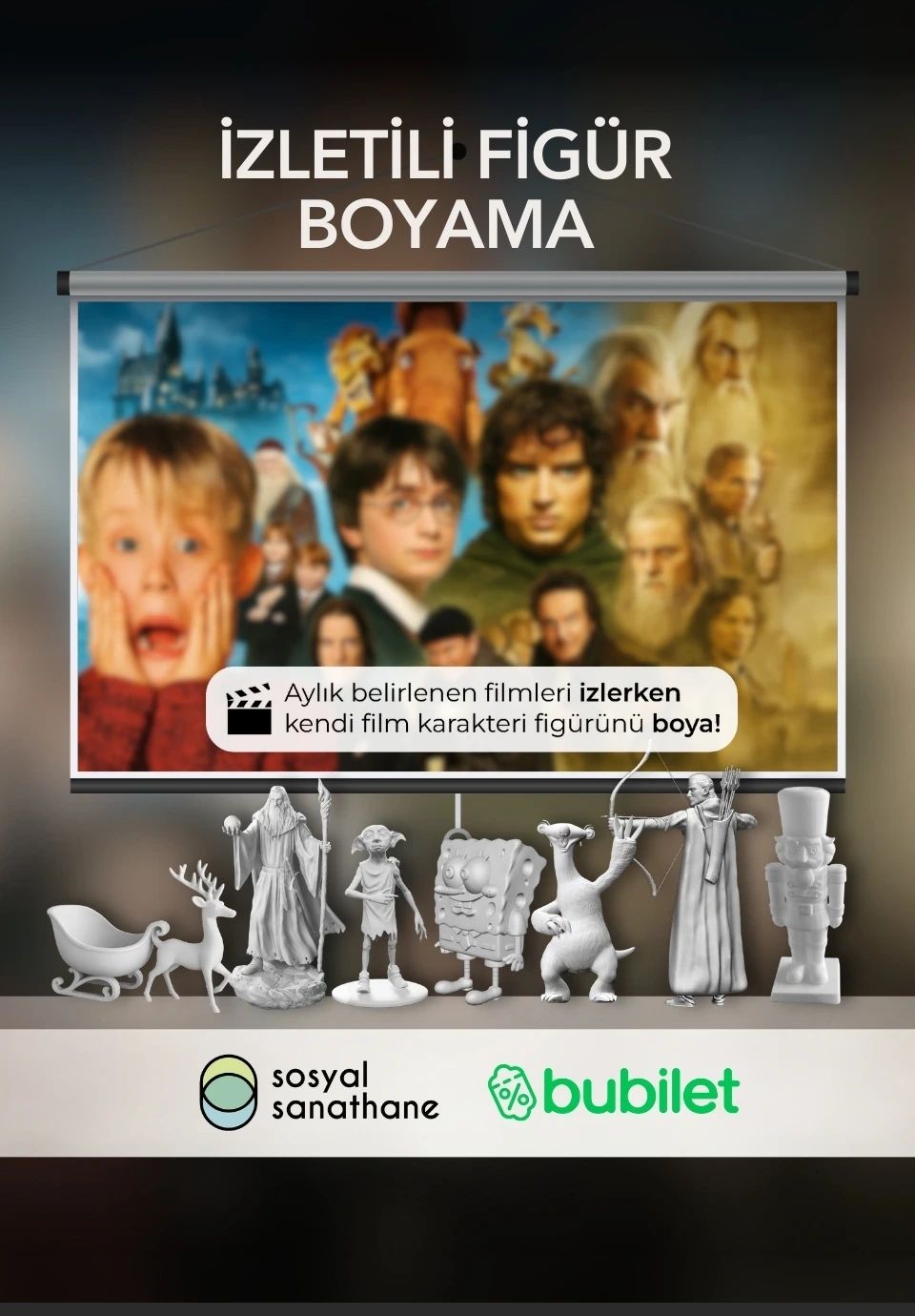 İzletili 3D Figür Boyama Workshop: Sosyal Sanathane Ankara | Etkinlik Takvimi