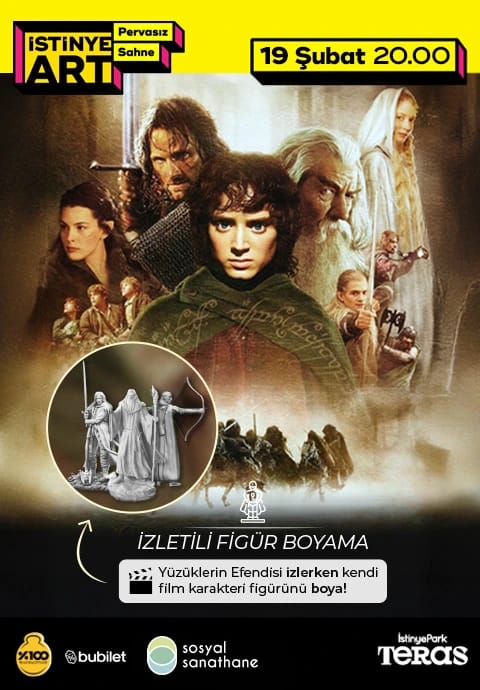 İzletili 3D Figür Boyama (Yüzüklerin Efendisi)