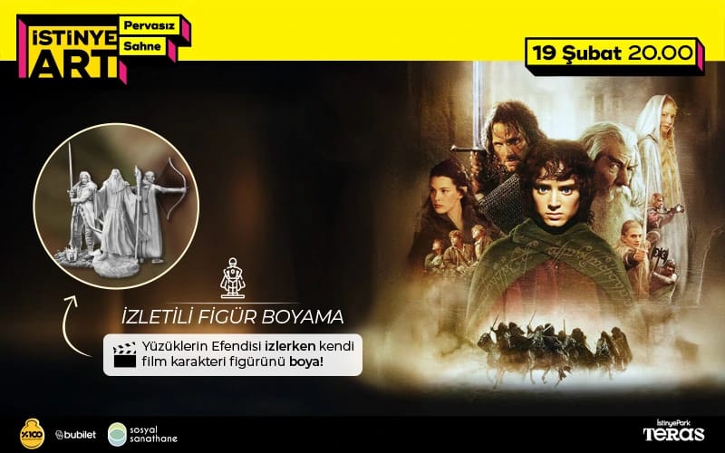 İzletili 3D Figür Boyama (Yüzüklerin Efendisi)