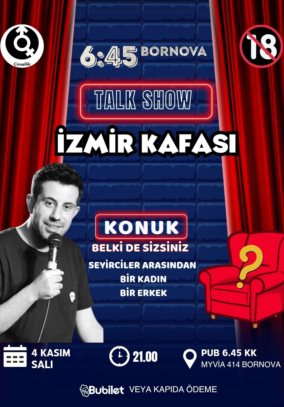 İzmir Kafası Talk Show 6:45 Pub Myvia