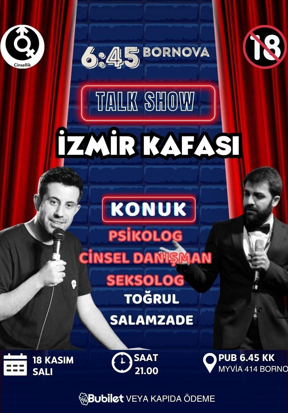 İzmir Kafası Talk Show 6:45 Pub Myvia