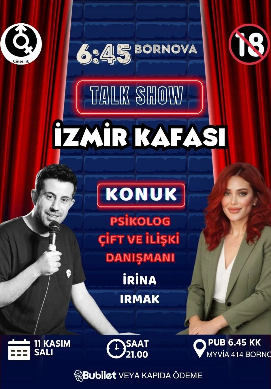 İzmir Kafası Talk Show 6:45 Pub Myvia