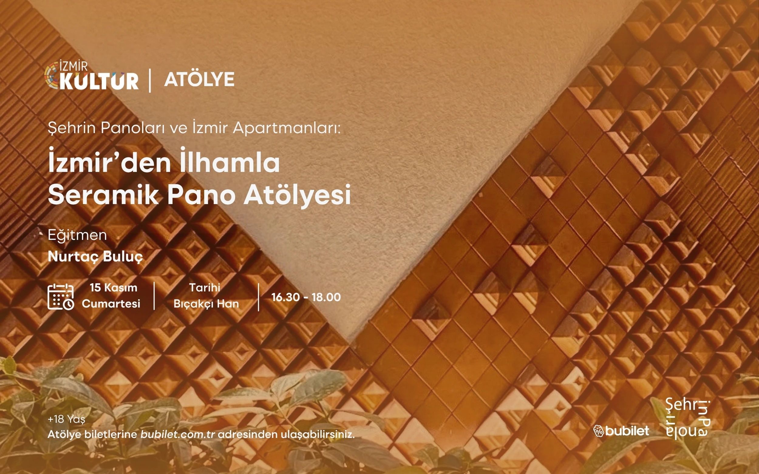 Şehrin Panoları ve İzmir Apartmanları: İzmir'den İlhamla Seramik Pano Atölyesi