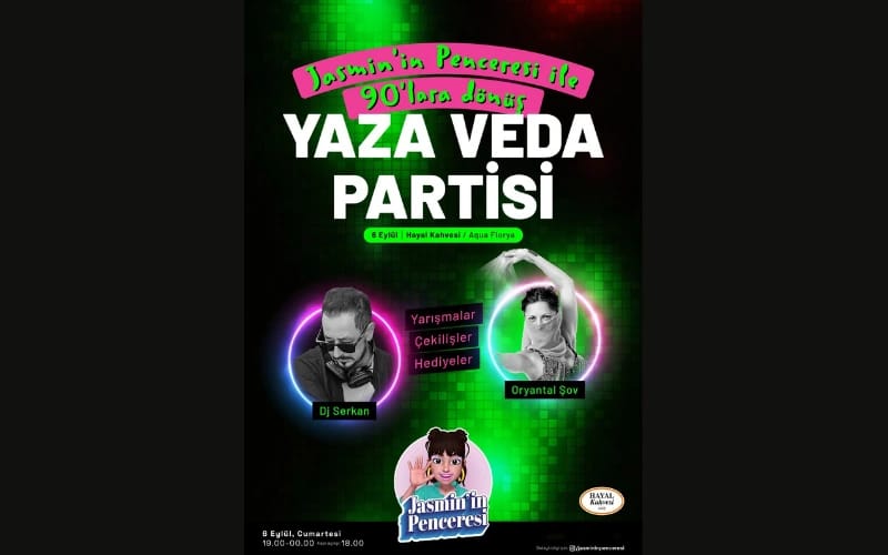 Jasmin'in Penceresi ile 90'lara Dönüş: Yaza Veda Partisi
