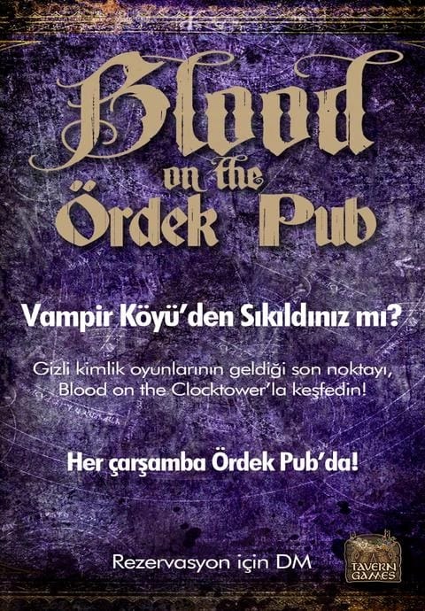 Kadıköy Blood on the Clocktower: Sosyal Çıkarımın Zirvesi Werewolf