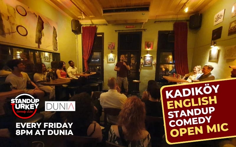 Kadıköy English Stand Up Comedy Open Mic poster