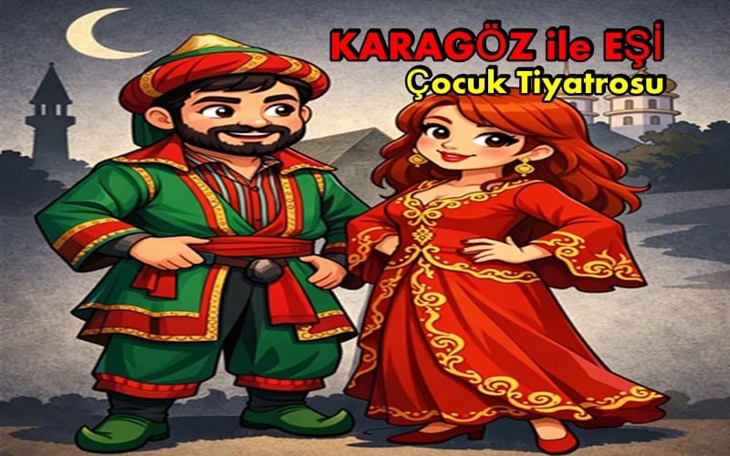Karagöz ile Eşi Çocuk Oyunu