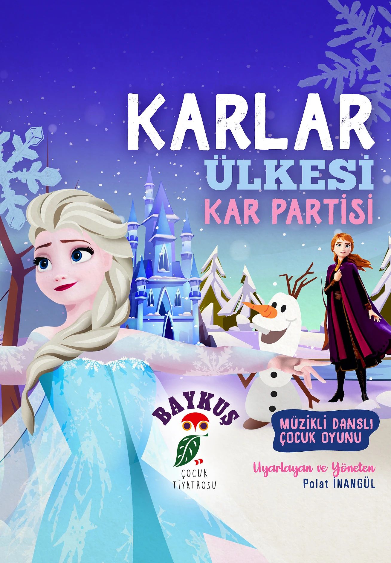 Karlar Ülkesi Kar Partisi Çocuk Oyunu