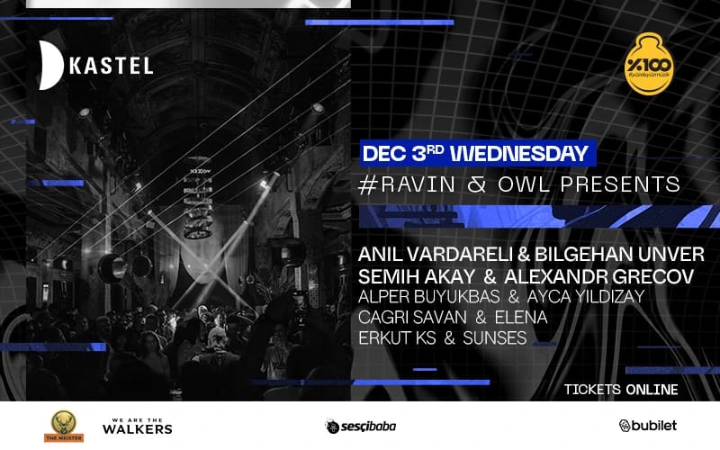 Kastel |  RAVING & OWL Presents: ANIL VARDARELI + Many More poster