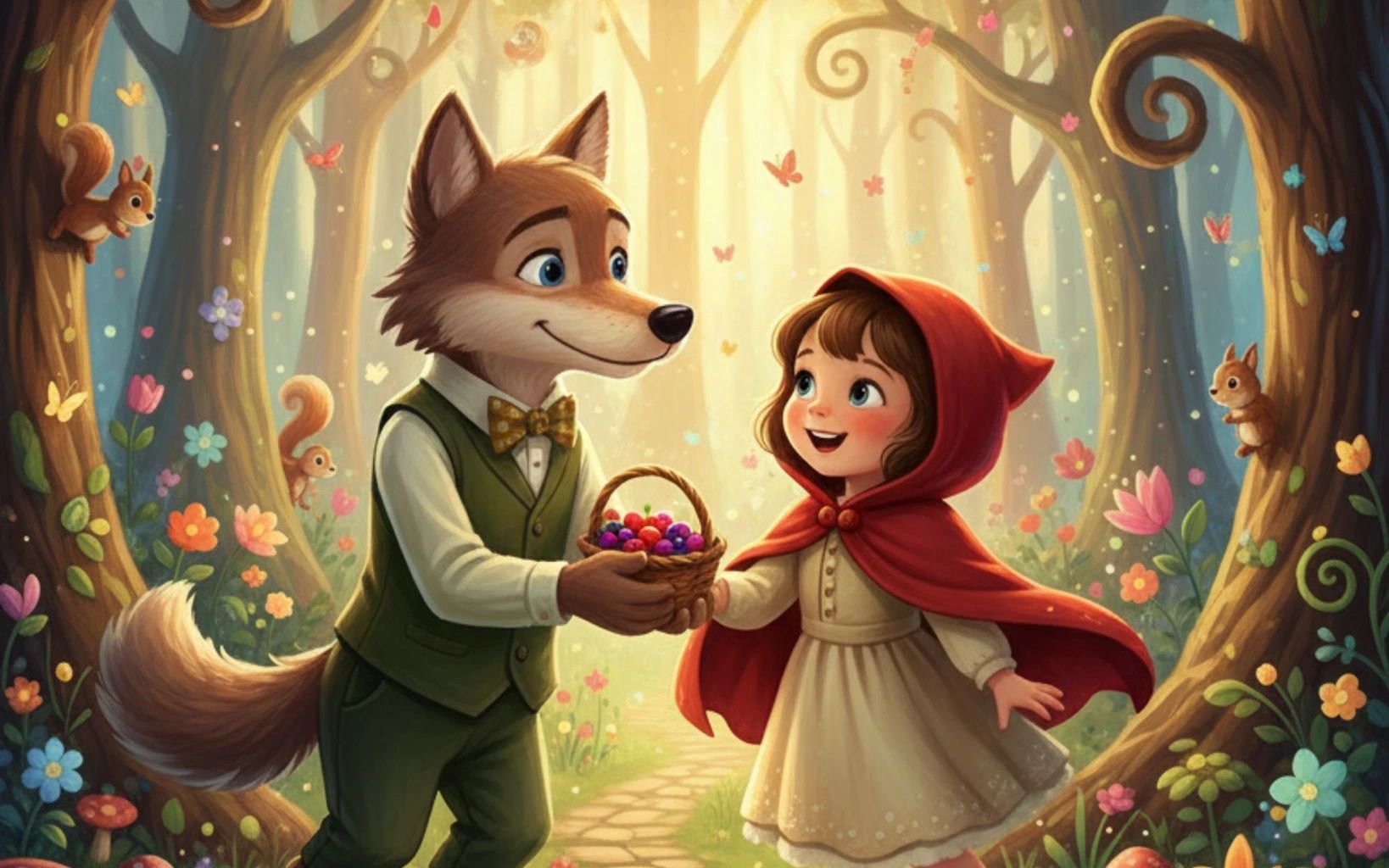 Kırmızı Başlıklı Kız Çocuk Oyunu