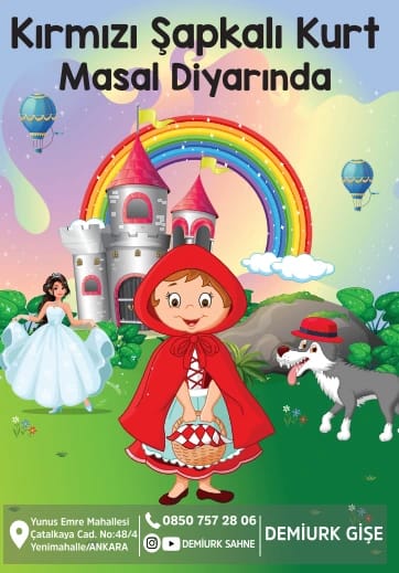 Kırmızı Şapkalı Kurt Masal Diyarında Çocuk Oyunu