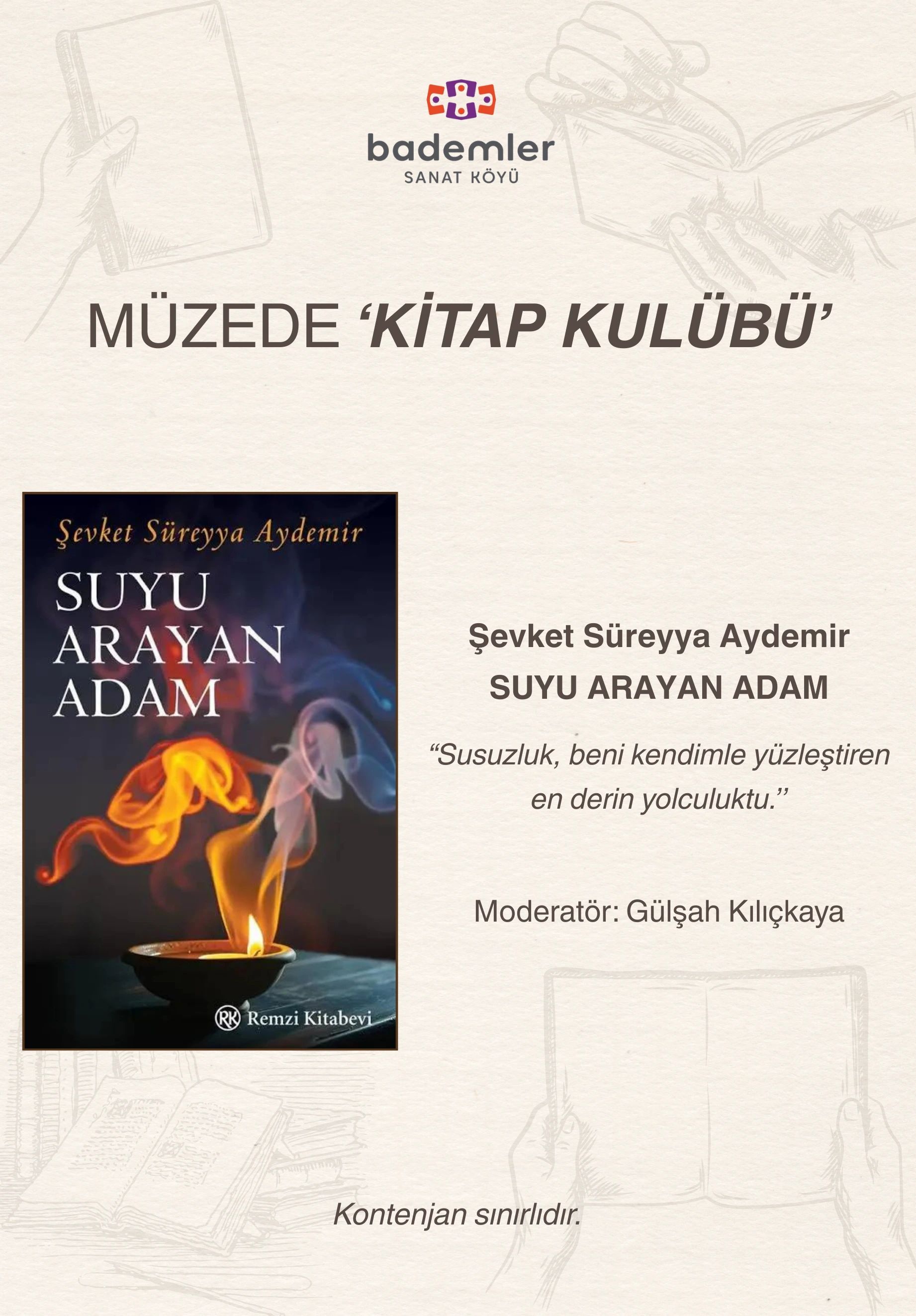 Kitap Kulübü "Suyu Arayan Adam"