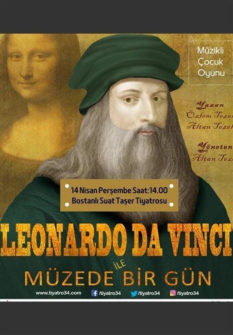 Leonardo Da Vinci ile Müzede Bir Gün Çocuk Oyunu