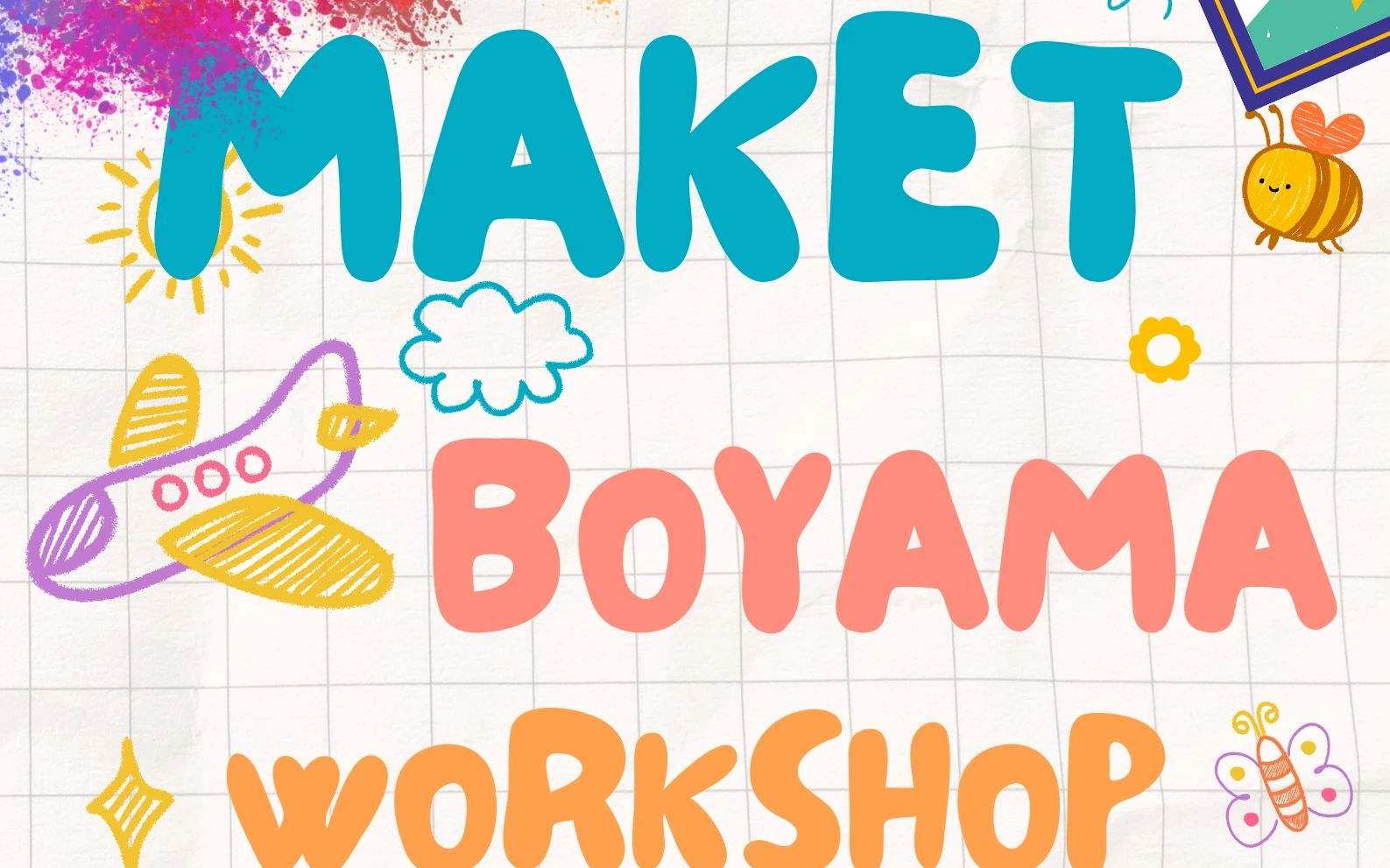 Maket Boyama Workshop poster