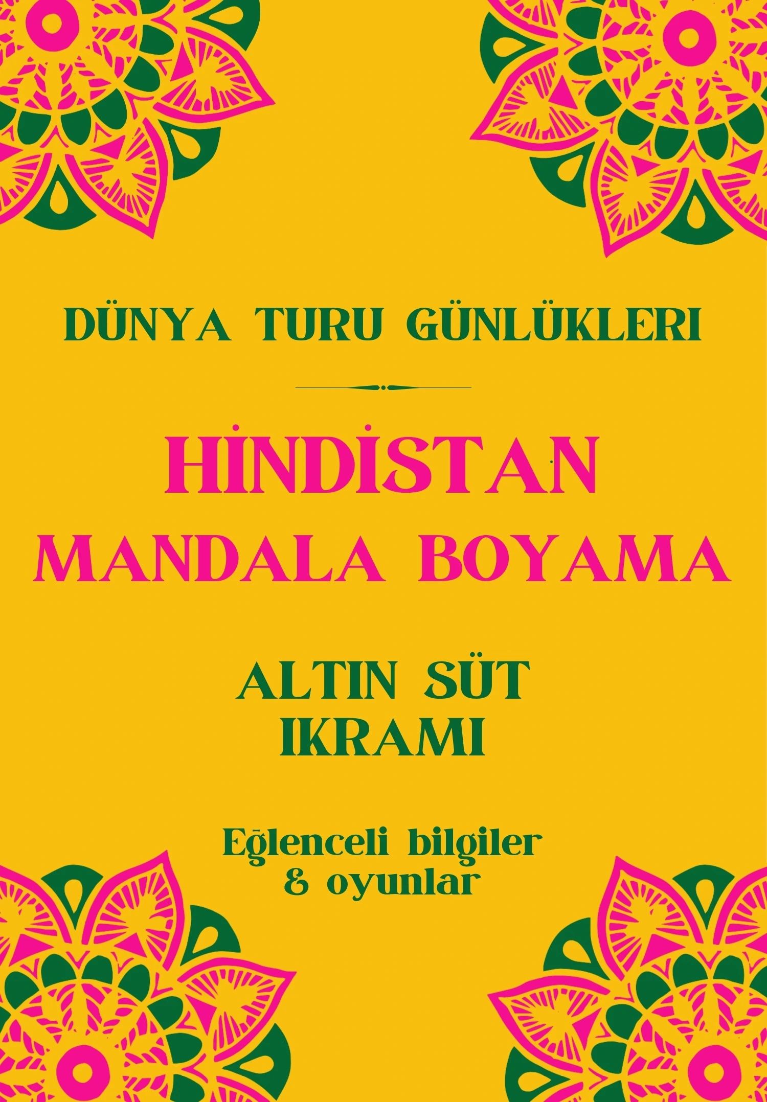 Mandala Workshop: Dünya Turu Günlükleri