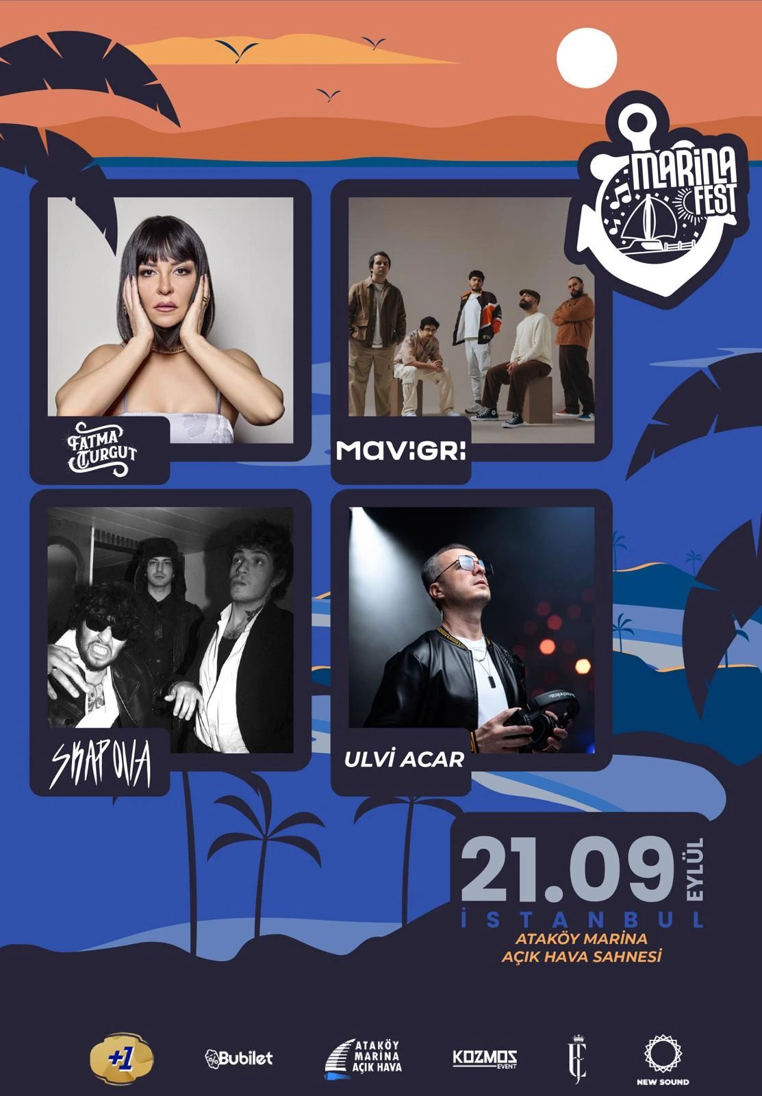 Marina Fest / Fatma Turgut - Mavi Gri - Skapova - Dj Ulvi Acar