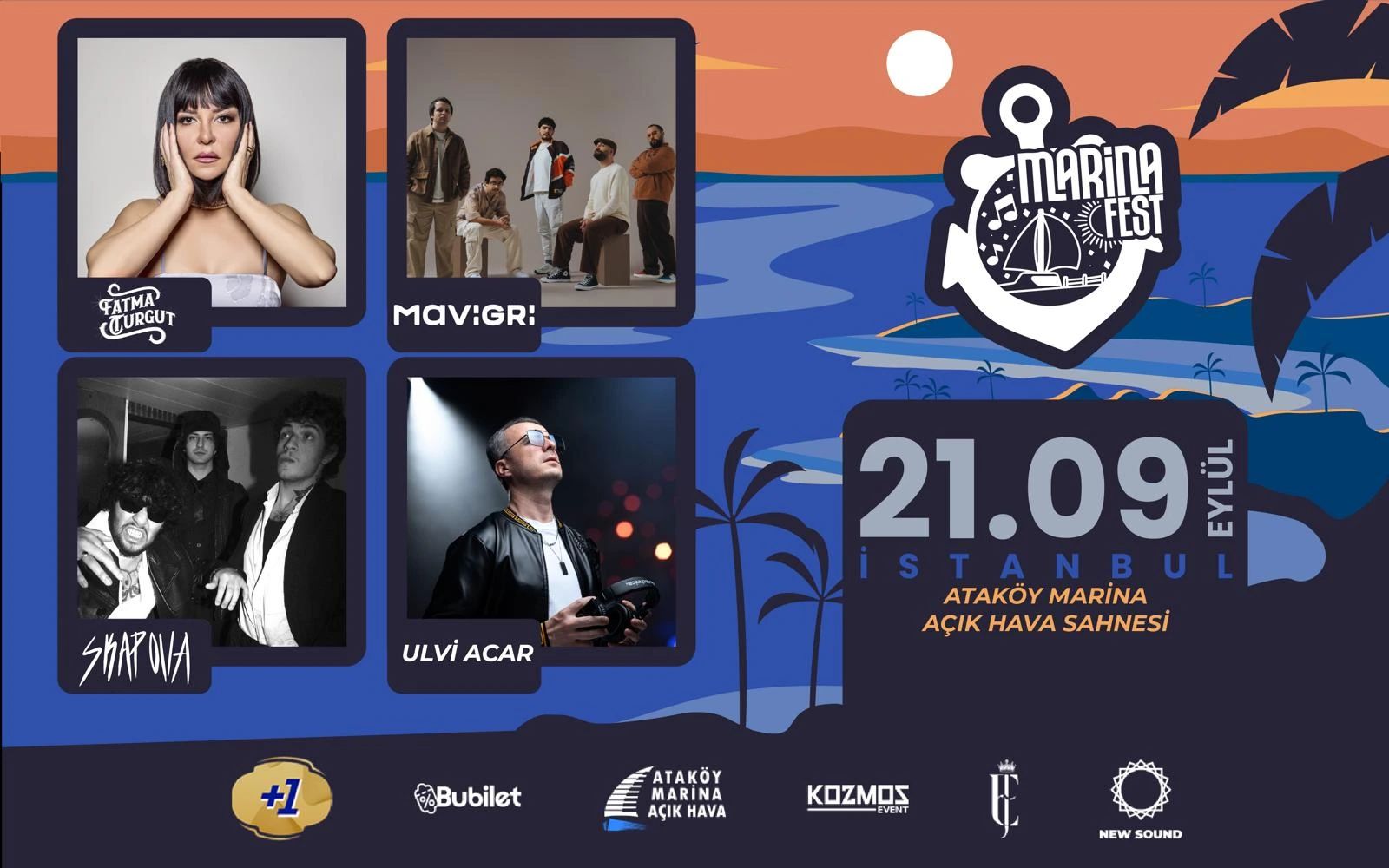 Marina Fest / Fatma Turgut - Mavi Gri - Skapova - Dj Ulvi Acar