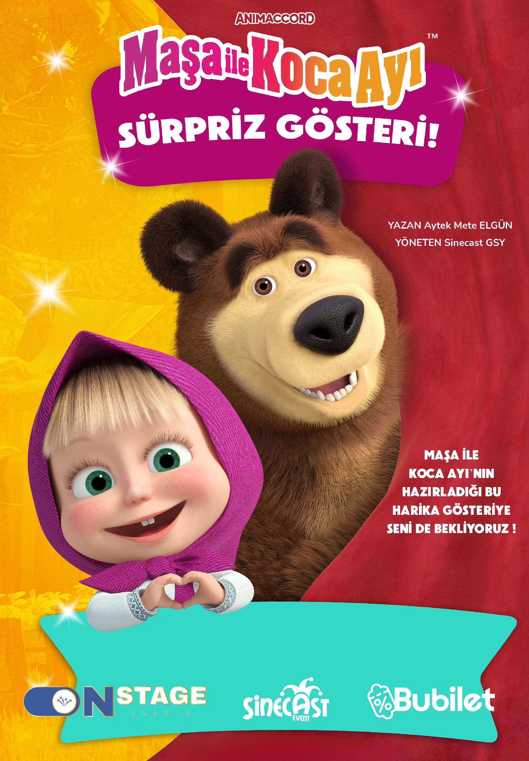 Maşa ile Koca Ayı Sürpriz Gösteri Tiyatro Oyunu