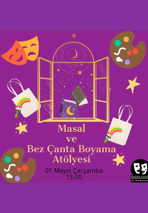 Masal ve Bez Çanta Boyama Atölyesi