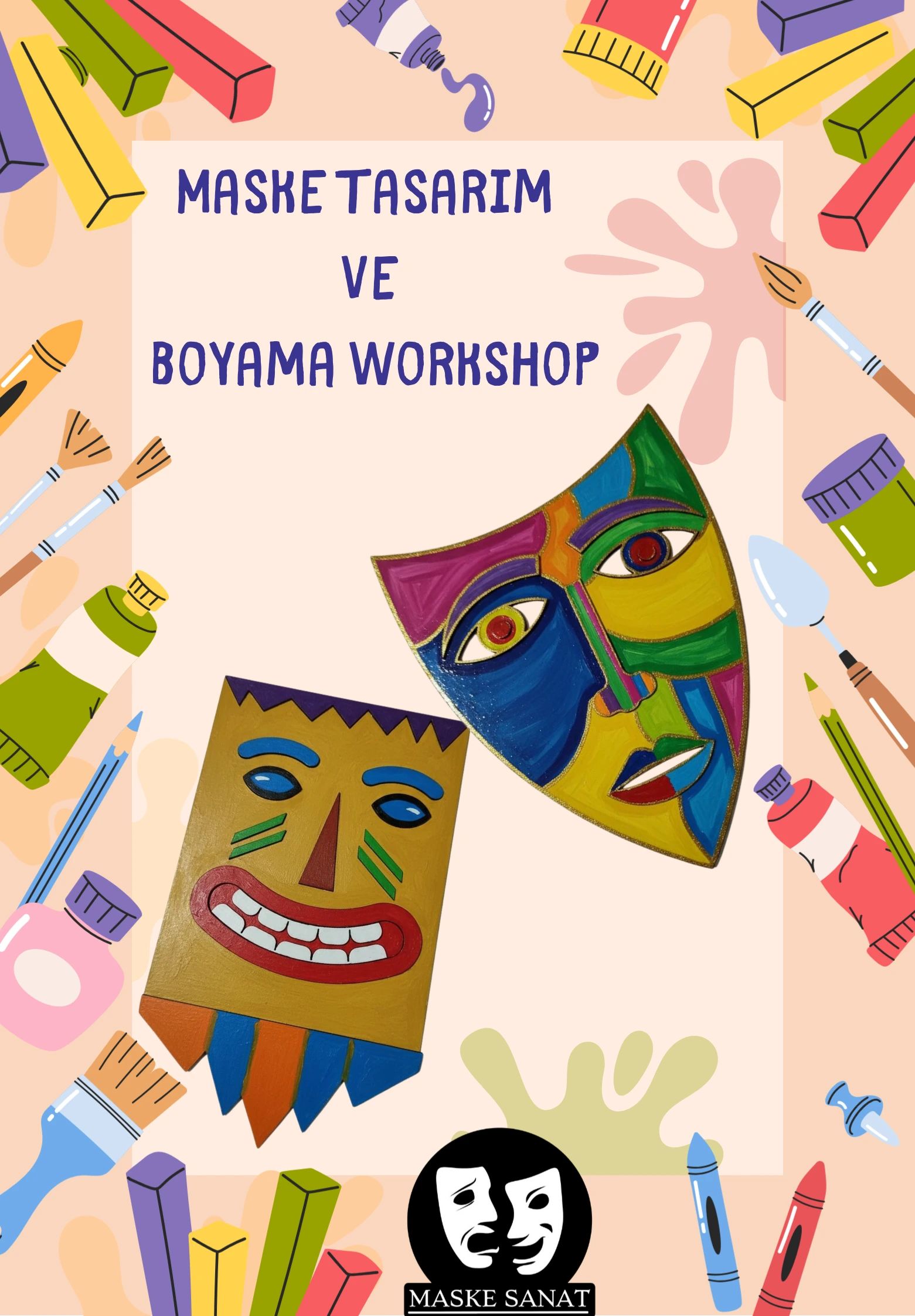 Maske Boyama ve Süsleme Workshop