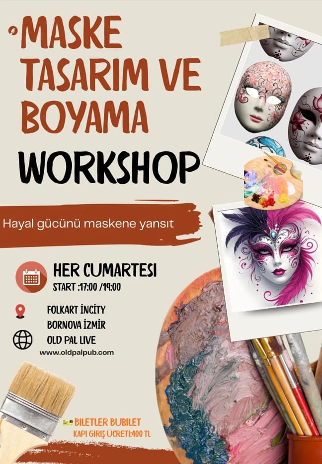 Maske Tasarım ve Boyama Workshop