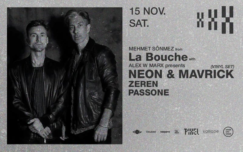 Mehmet Sönmez from La Bouche with Alex W Marx presents Neon & Mavrick (Vinyl Set) Zeren PassONE  poster