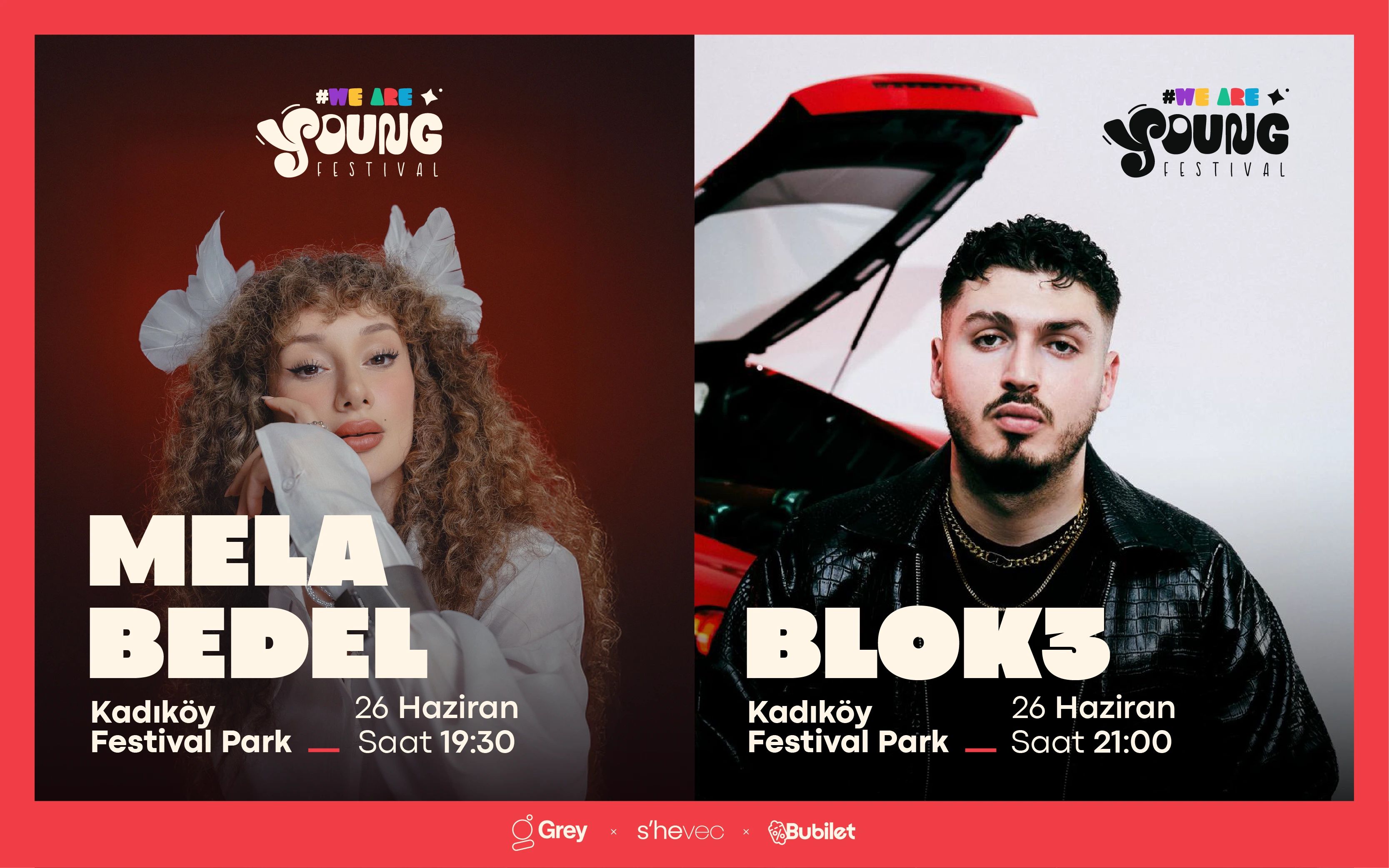 Mela Bedel & Blok3 - We Are Young Festival