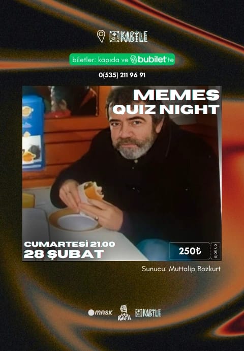 Memes Quiz Night-Muttalip Bozkurt ile