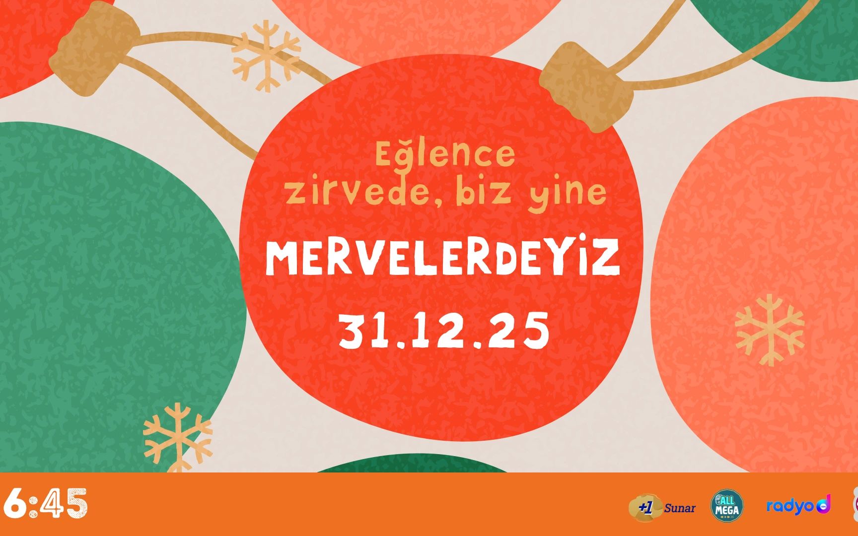 Yılbaşı Partisi ‘’Mervelerdeyiz’’ poster