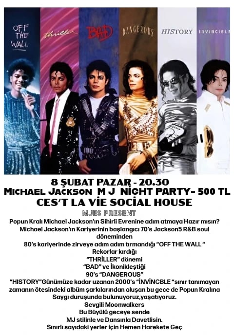 Michael Jackson Party Mj Night 