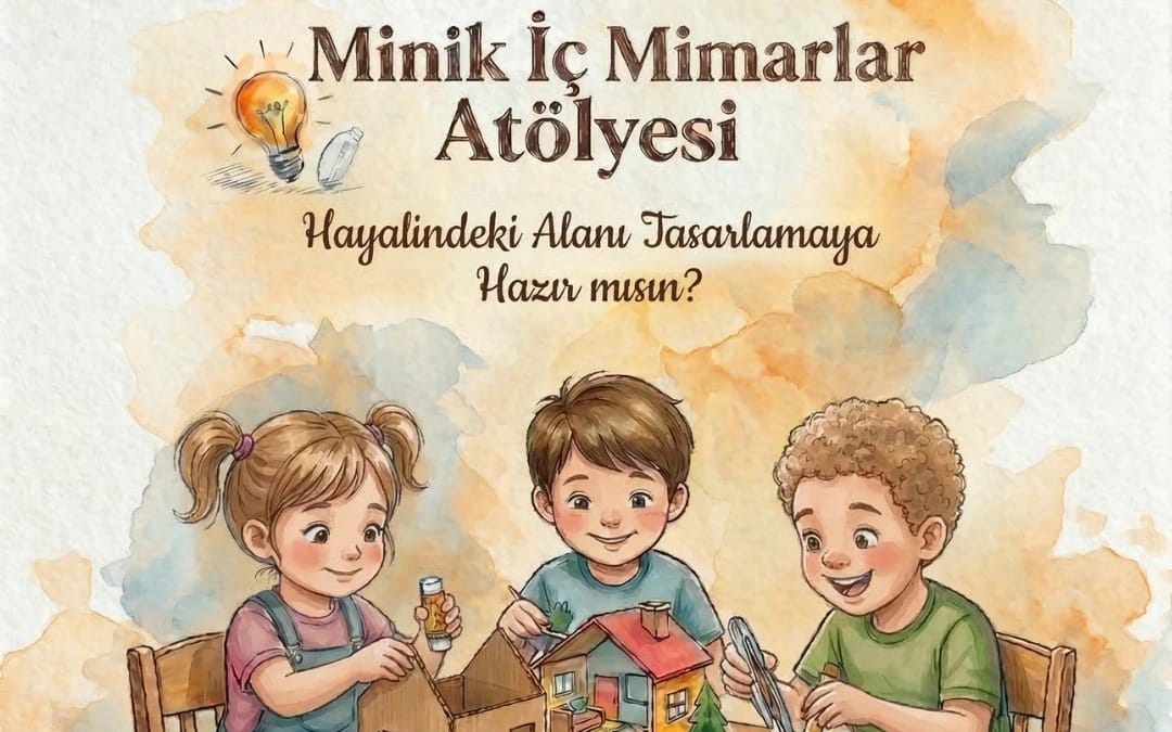 Minik İç Mimarlar Çocuk Atölyesi