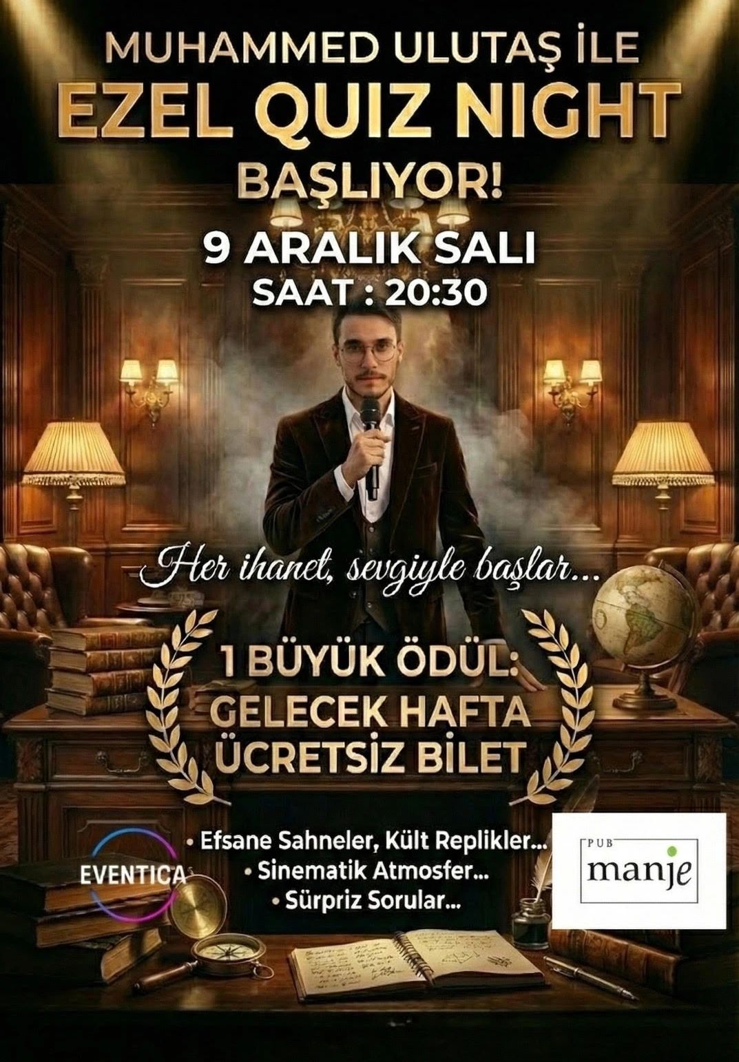 Muhammed Ulutaş ile EZEL Quiz Night Başlıyor!