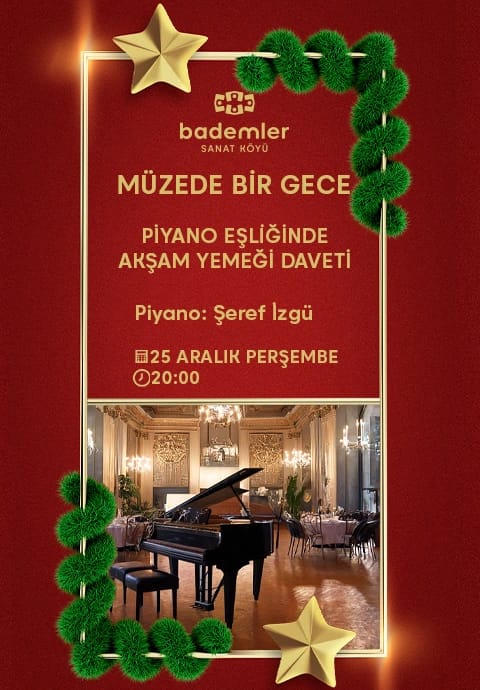 Müzede Bir Gece - Piyano Eşliğinde Akşam Yemeği