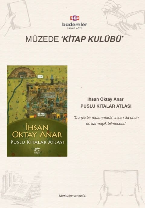Müzede Kitap Kulübü "Puslu Kıtalar Atlası"