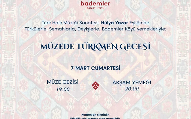 MÜZEDE TÜRKMEN GECESİ