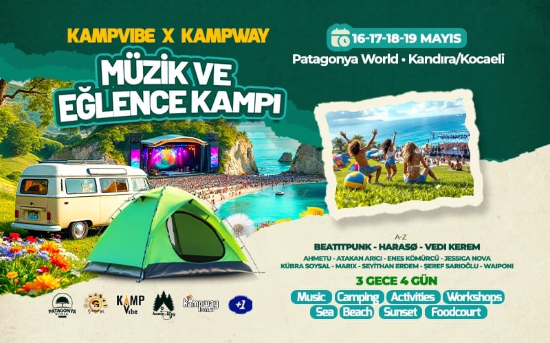 Müzik ve Eğlence Kampı | Kampway & Kampvibe