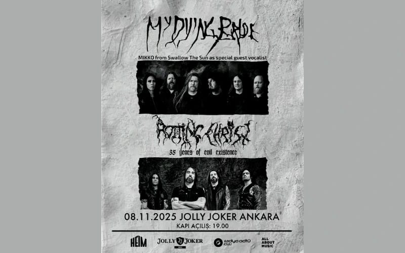 My Dying Bride & Rotting Christ poster