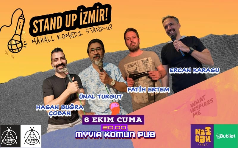 Myvia Komün İzmir Stand Up Gecesi