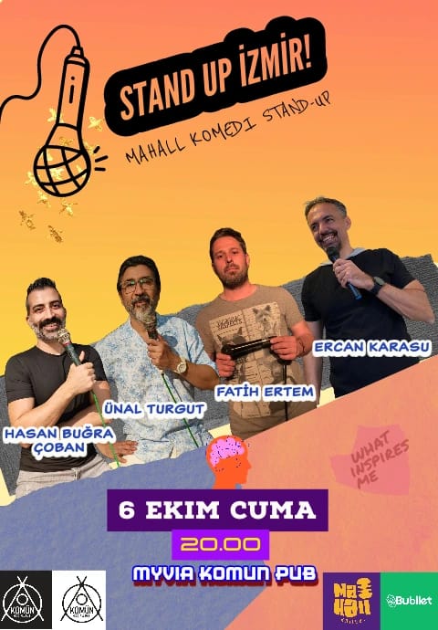 Myvia Komün İzmir Stand Up Gecesi