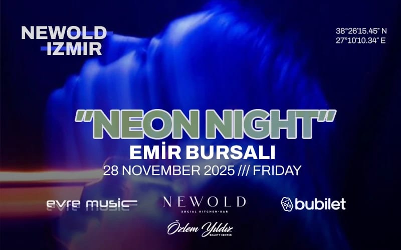 Neon Night Newold İzmir poster