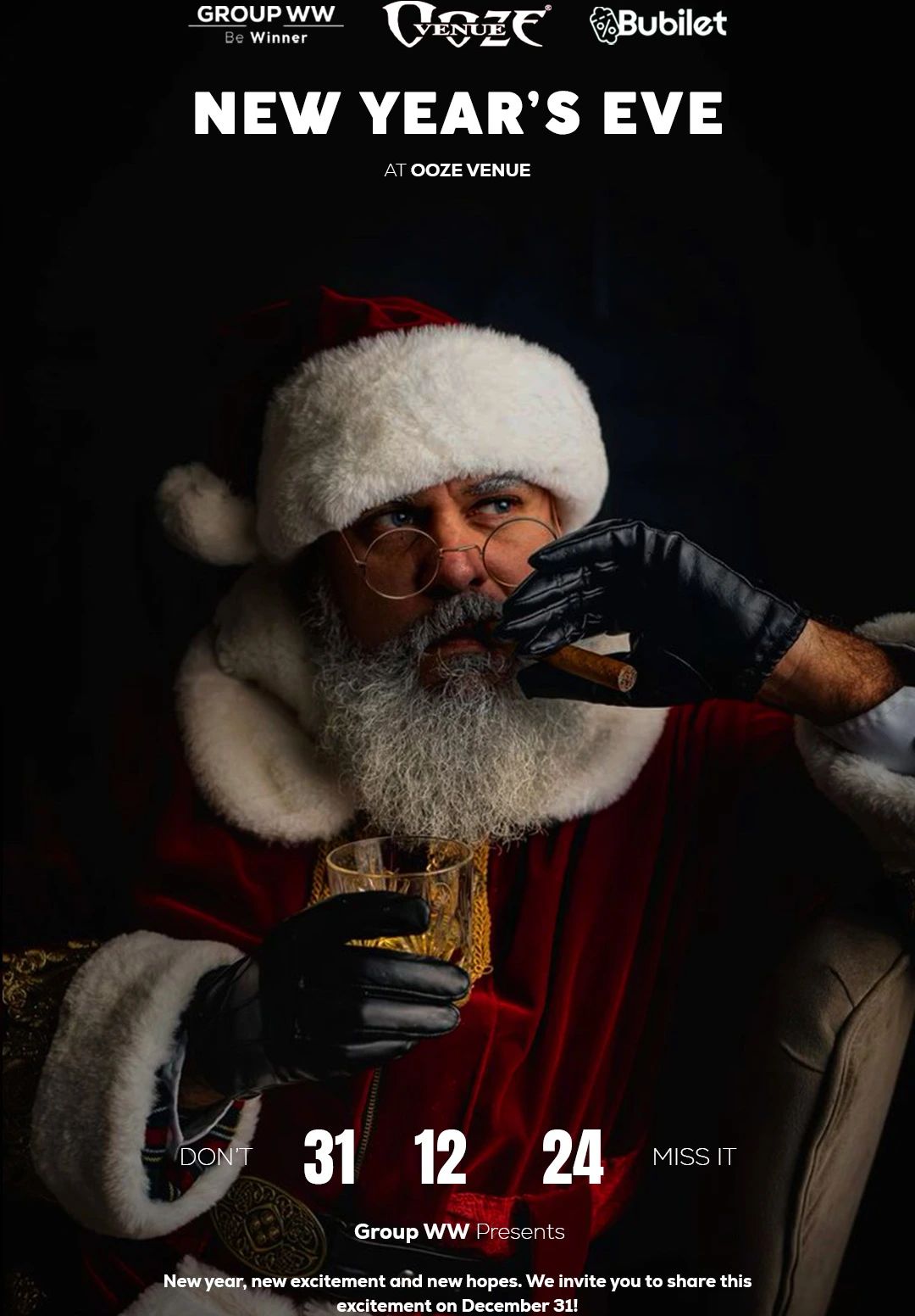 New Year's Eve at Ooze Venue